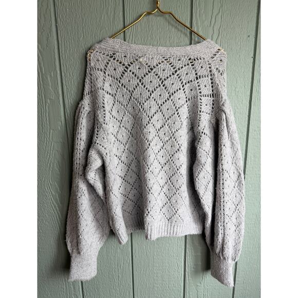 Maeve Anthropologie Pointelle Cardigan, Large - Picture 8 of 9